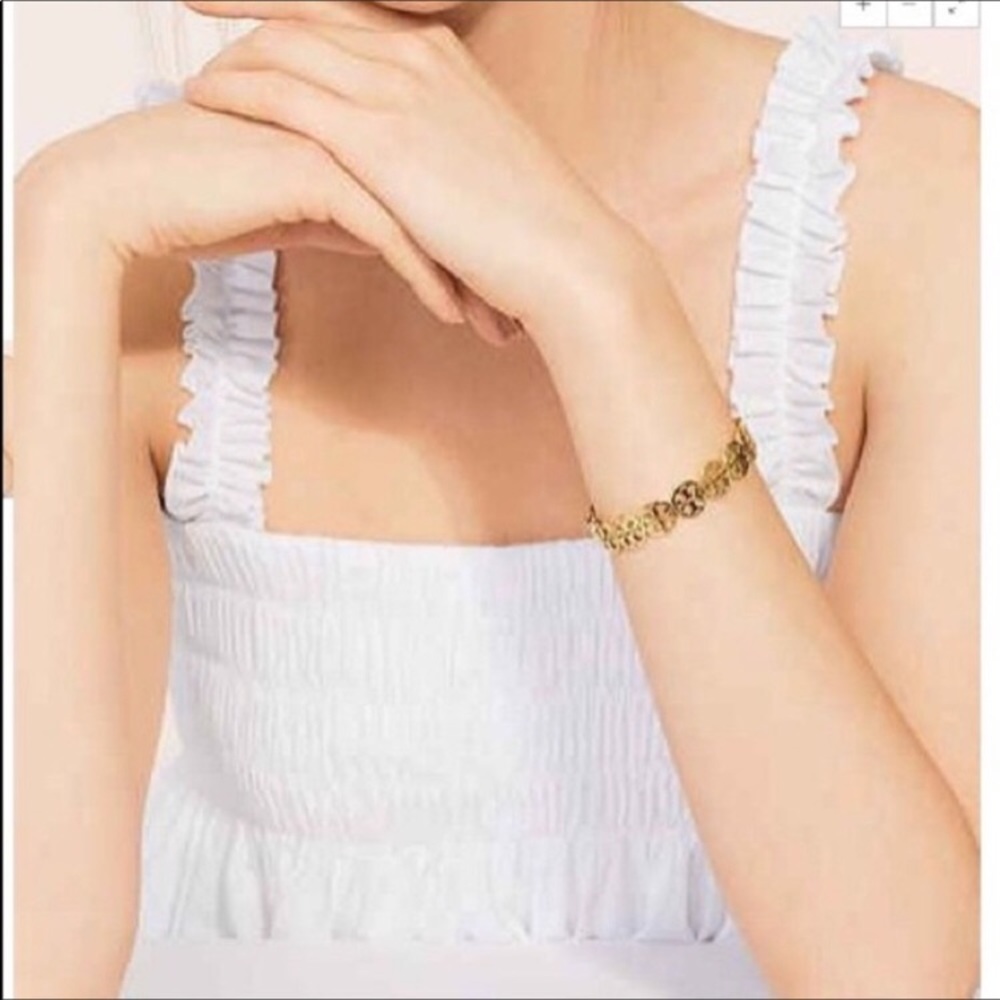 Brand new Tory Burch gold cuff bracelet - Picture 2 of 5